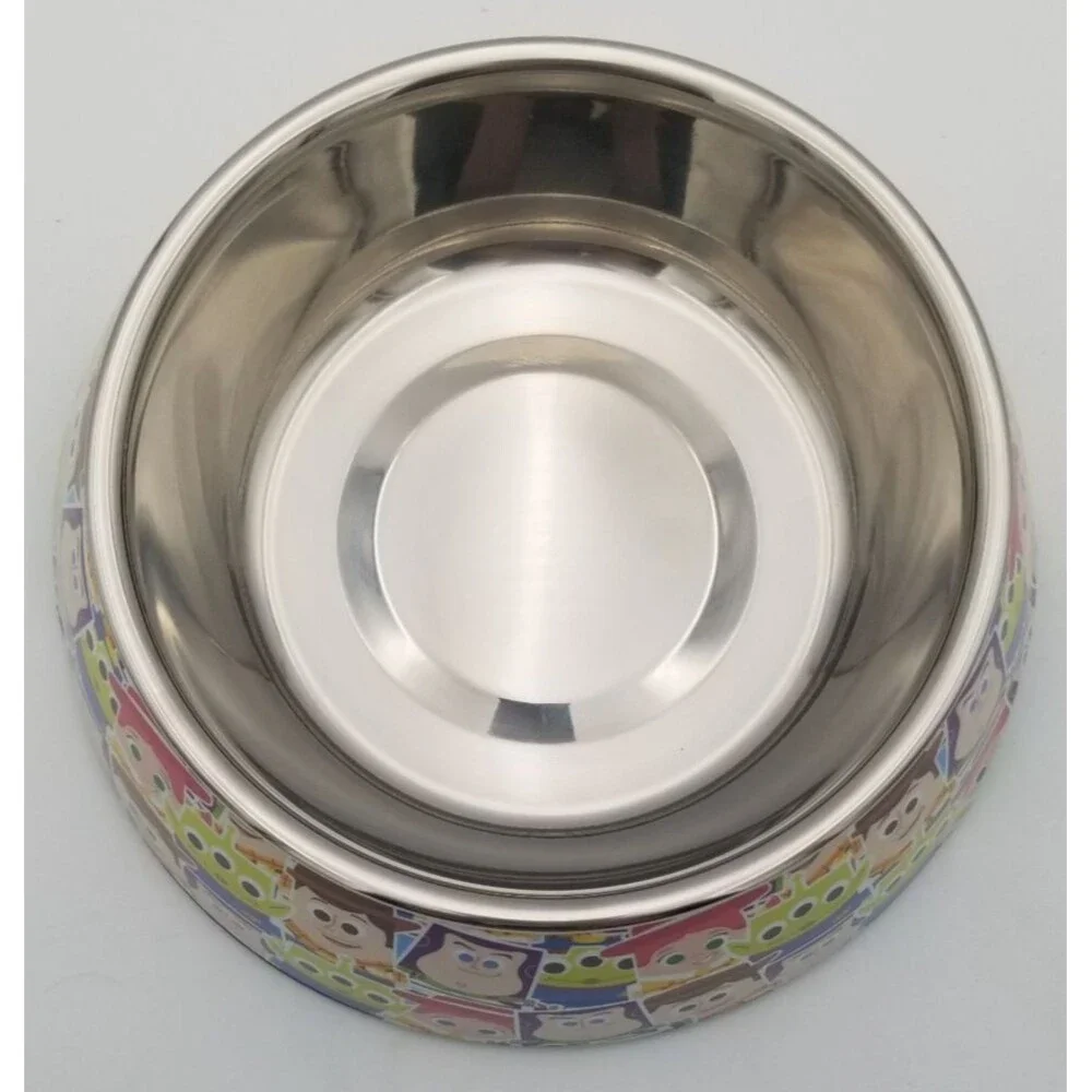 NIB Chewy Toy Story Stainless Steel w/ Melamine Stand Bowl 1.75 Cups Pet Dish